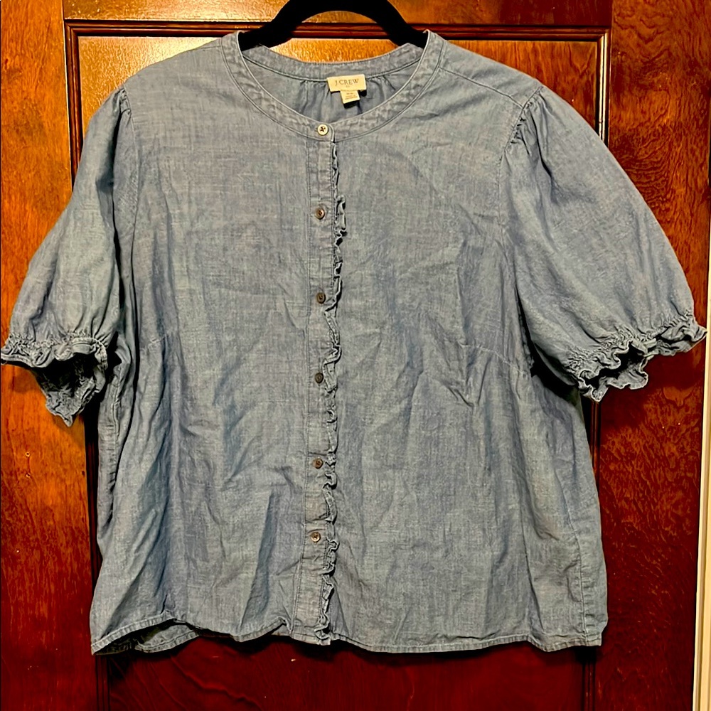 J. Crew denim button up